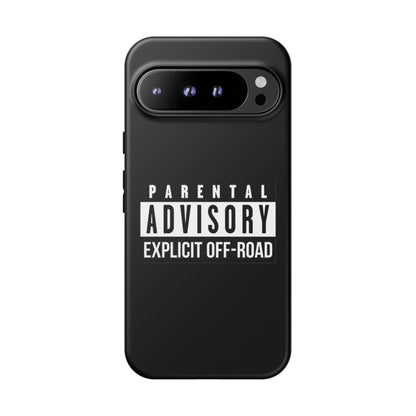 Parental Advisory Off-Road Phone Case - Tough & Stylish Protection