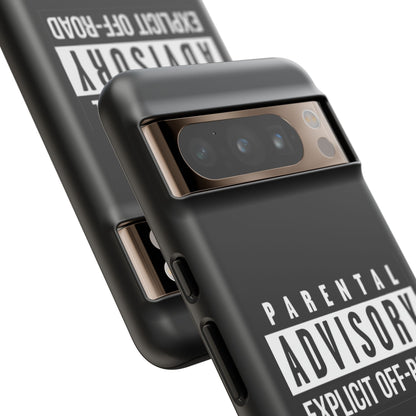 Parental Advisory Off-Road Phone Case - Tough & Stylish Protection