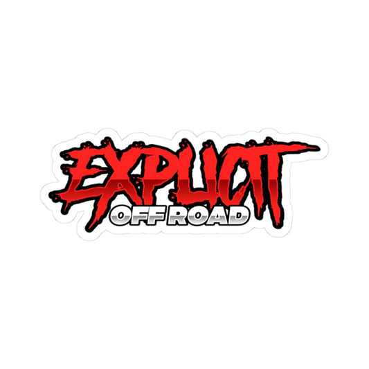 Offroad Enthusiast Kiss-Cut Sticker - Bold & Edgy Design