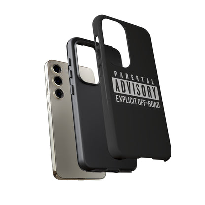 Parental Advisory Off-Road Phone Case - Tough & Stylish Protection