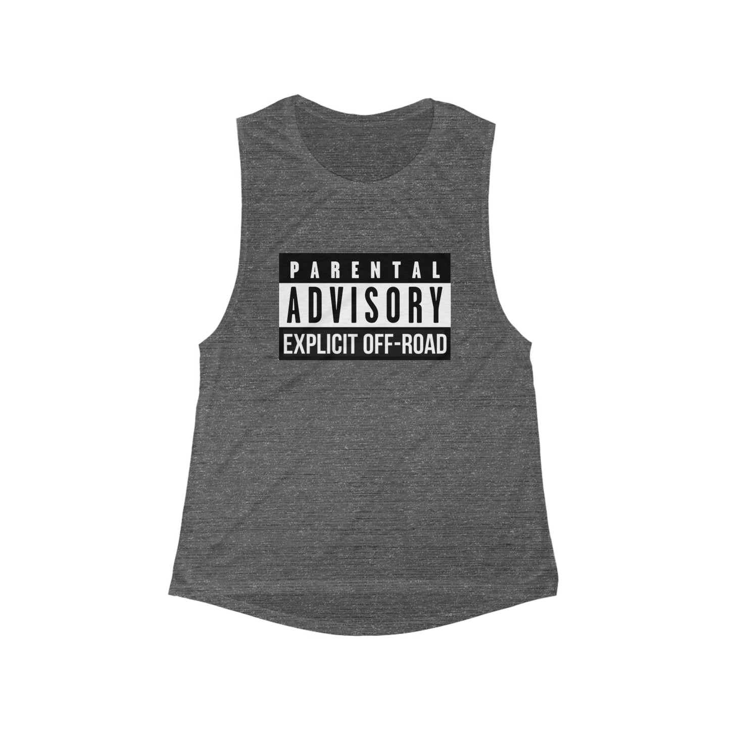 Women's Flowy Scoop "Explicit Off-Road" Muscle Tank