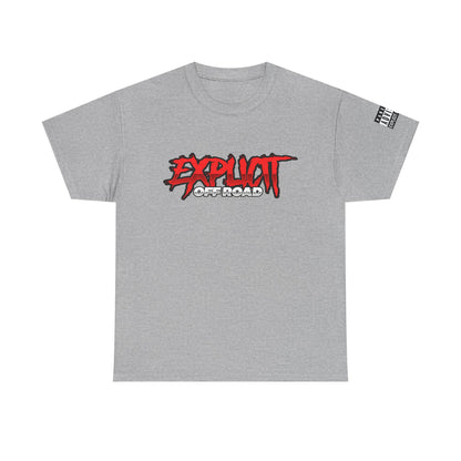 Expliciit Off-Road "BOOM" Heavy Cotton Tee - Streetwear Style T-Shirt