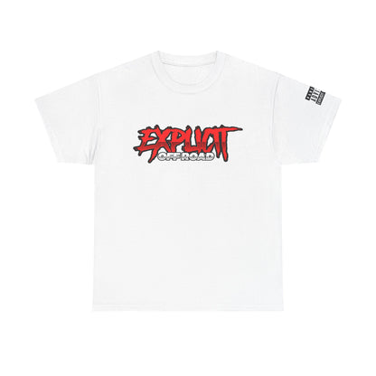 Expliciit Off-Road "BOOM" Heavy Cotton Tee - Streetwear Style T-Shirt