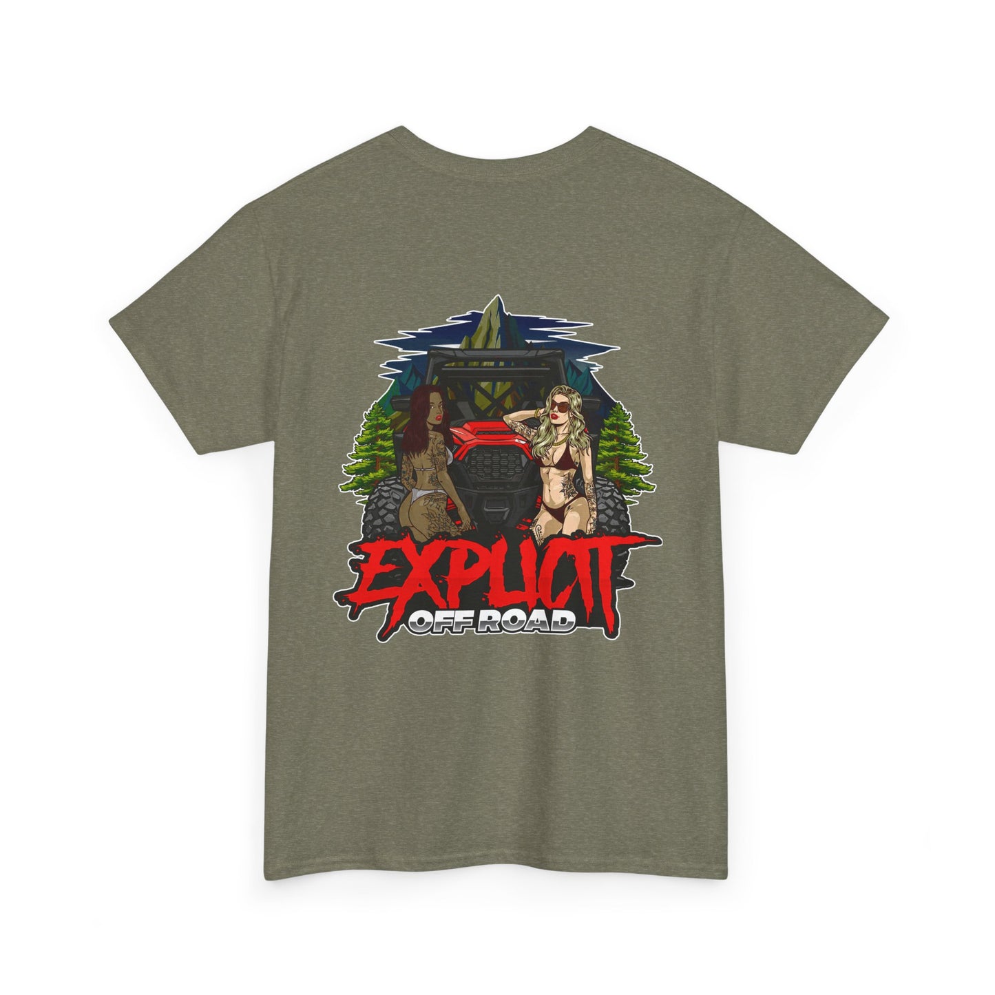 Explicit Off-Road "RZR GIRLS"  Unisex Heavy Cotton Tee - Perfect for Outdoor Enthusiasts