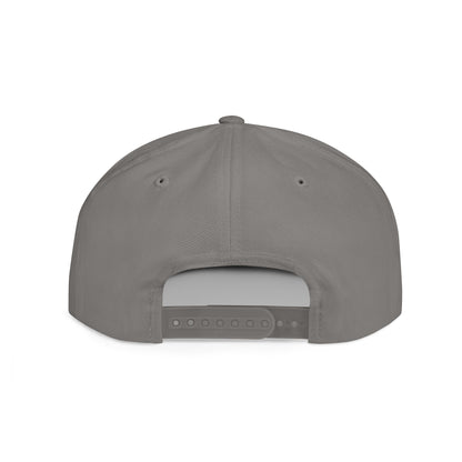 Explicit Off-Road Flat Bill Snapback Hat - Trendy White Cap for Adventure Enthusiasts