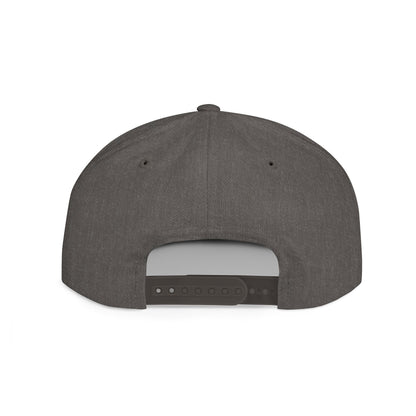 Explicit Off-Road Flat Bill Snapback Hat - Trendy White Cap for Adventure Enthusiasts