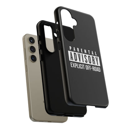 Parental Advisory Off-Road Phone Case - Tough & Stylish Protection