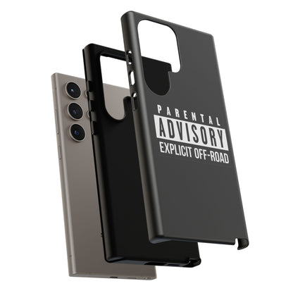 Parental Advisory Off-Road Phone Case - Tough & Stylish Protection