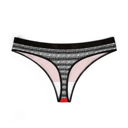 Women's Thongs (AOP) Explicit Off-Road